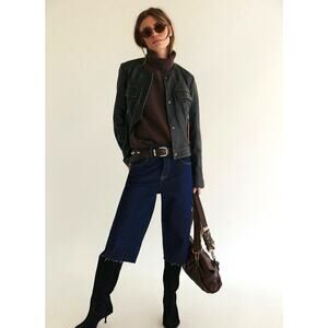 Free People We the Free Jam Session Relaxed Capri Jeans Rinse size 29